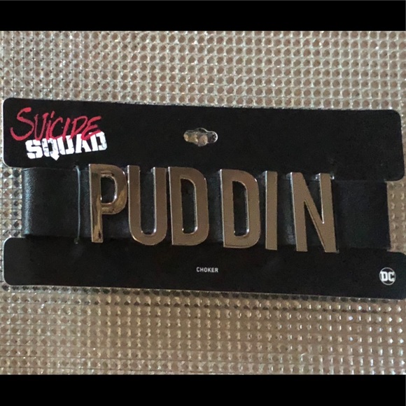 SUICIDE SQUAD HARLEY QUINN BLACK PUDDIN CHOKER - Picture 5 of 5